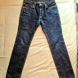 Iron Heart Hand Stitched Raw Selvage Denim Jeans